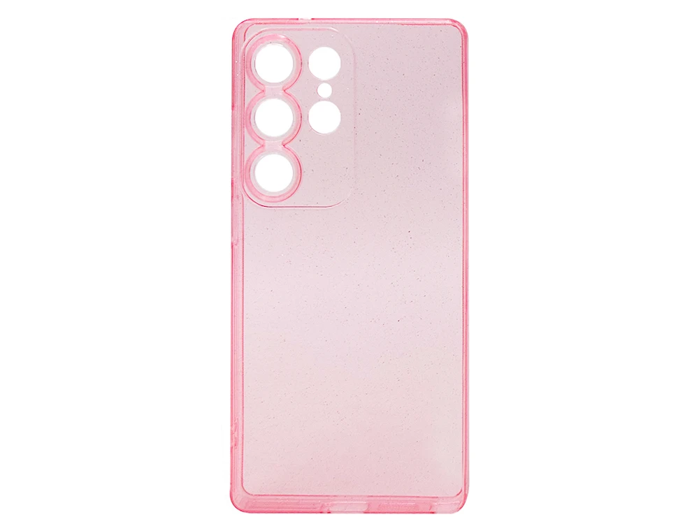 Накладка Shiny dust Samsung S25 Ultra pink