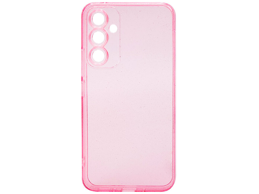 Накладка Shiny dust clear Samsung S25+ pink