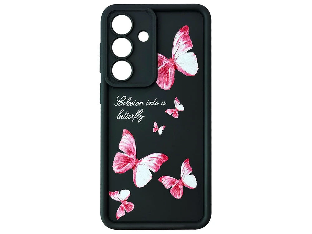 TPU Butterflies Camera Samsung S26+ black