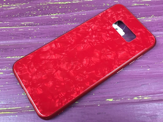 TPU+Glass Jelly Eye Samsung S8+ Red