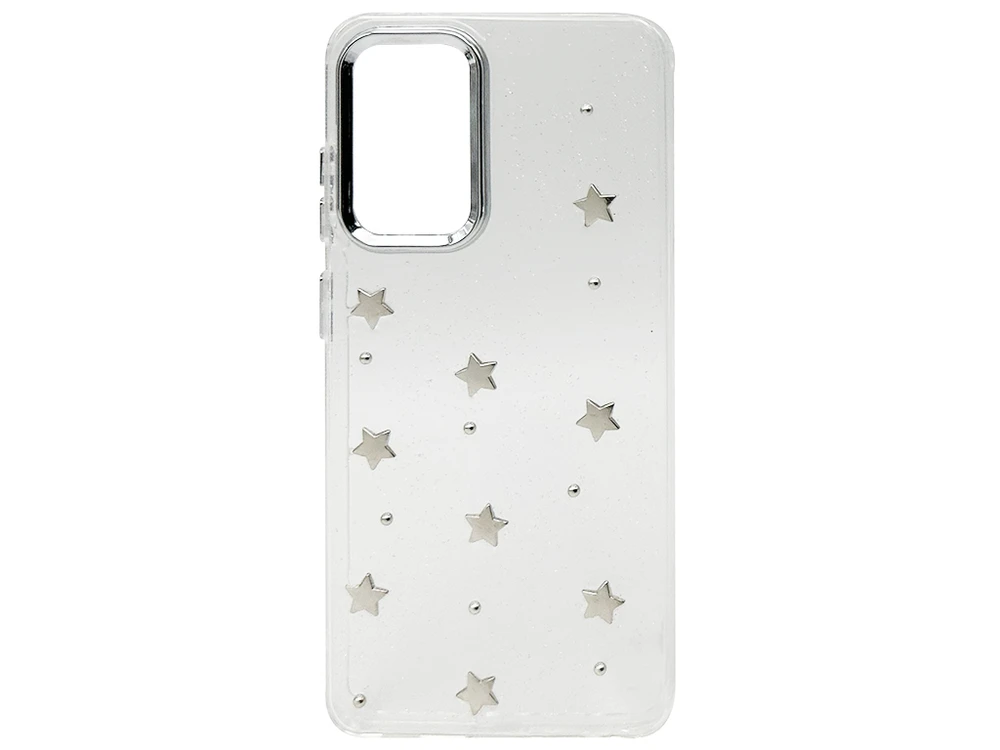 Накладка Золотий Пил 3D Metal Frame Samsung A52/A52s stars clear
