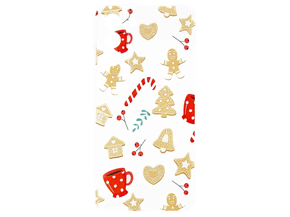 Накладка Silicone Cookie Mood Camera Samsung S21 FE clear