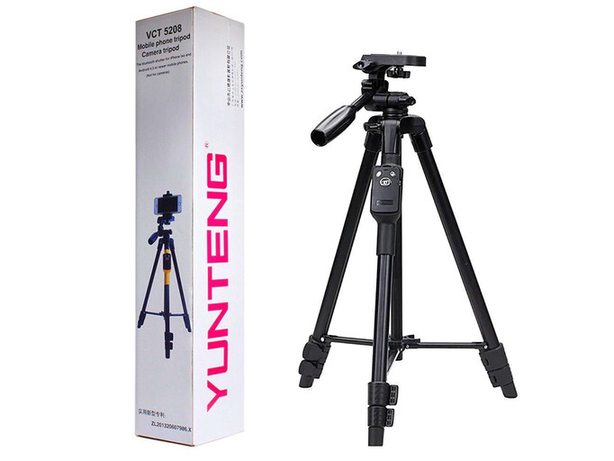 Штатив TRIPOD Yunteng VCT 5208 1.15m черный