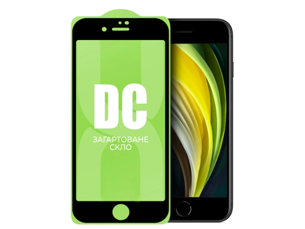 Скло 5D DC iPhone 7+/8+ black