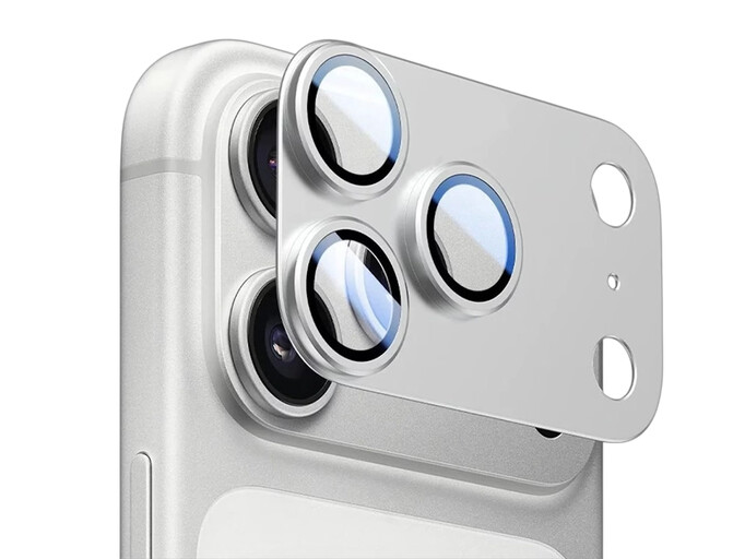 Скло для камери One-Piece iPhone 17 Pro Max silver