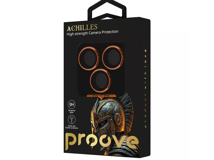 Скло для камери Proove Achilles Full Metal iPhone 17 Pro cosmic orange