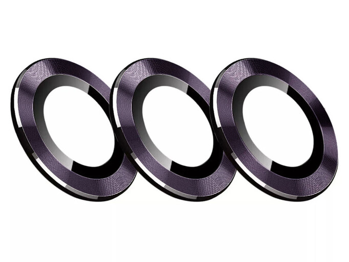 Скло на камеру Xinreeu iPhone 14 Pro/14 Pro Max purple
