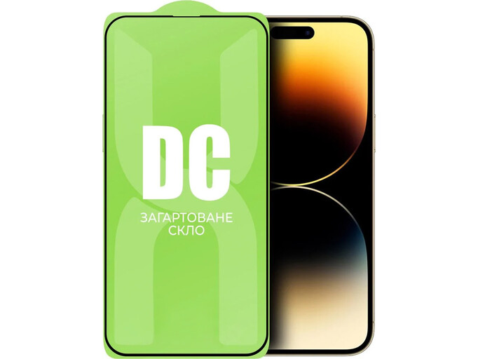 Скло 5D DC iPhone 17 Pro Max black