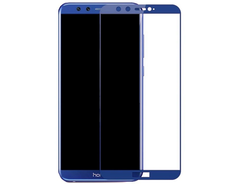 Стекло полн ТП Huawei Honor 9 Lite blue