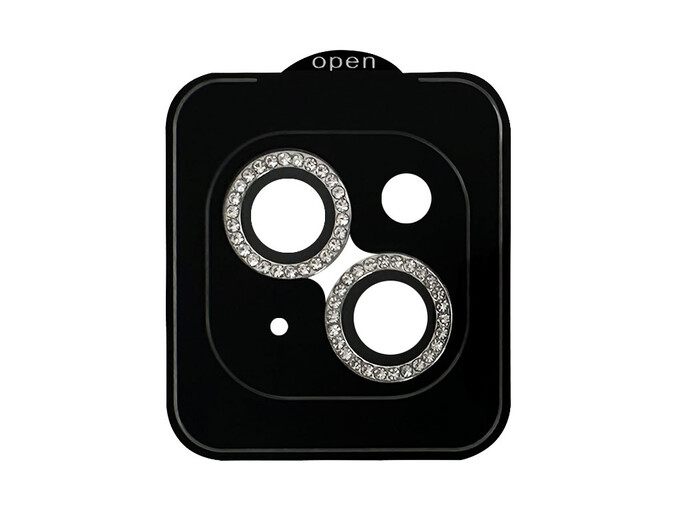 Скло для камери Diamond film iPhone 15/15+ silver