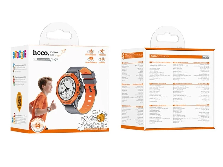 Smart Watch Kids Hoco Y107 orange
