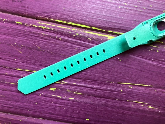 Ремінець шкіра Xiaomi Mi Band 2/3 mint