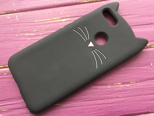 3D Котик для Xiaomi Mi5X / Mi A1 Черный