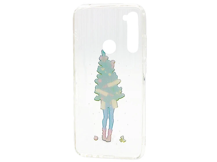 Накладка Hologram Redmi Note 8 Рождественская елка