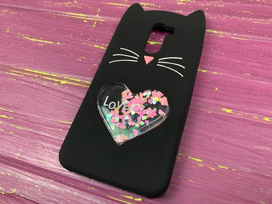 3D КОШКИ Любов Pocophone F1 Черный