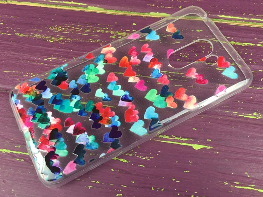 Силикон Pocophone F1 hearts