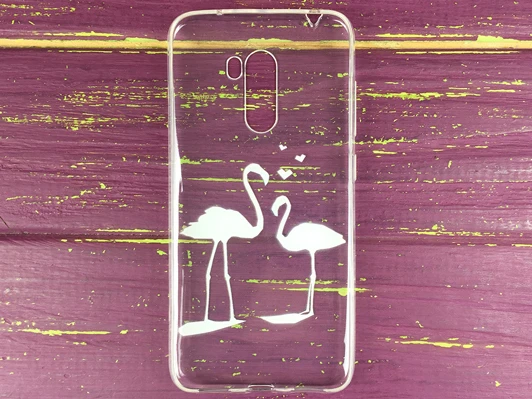 Силікон Pocophone F1 two flamingos