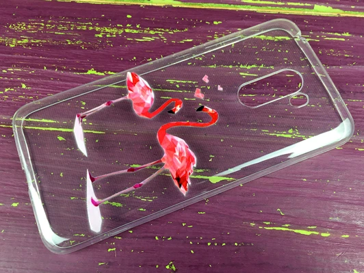 Силікон Pocophone F1 two flamingos