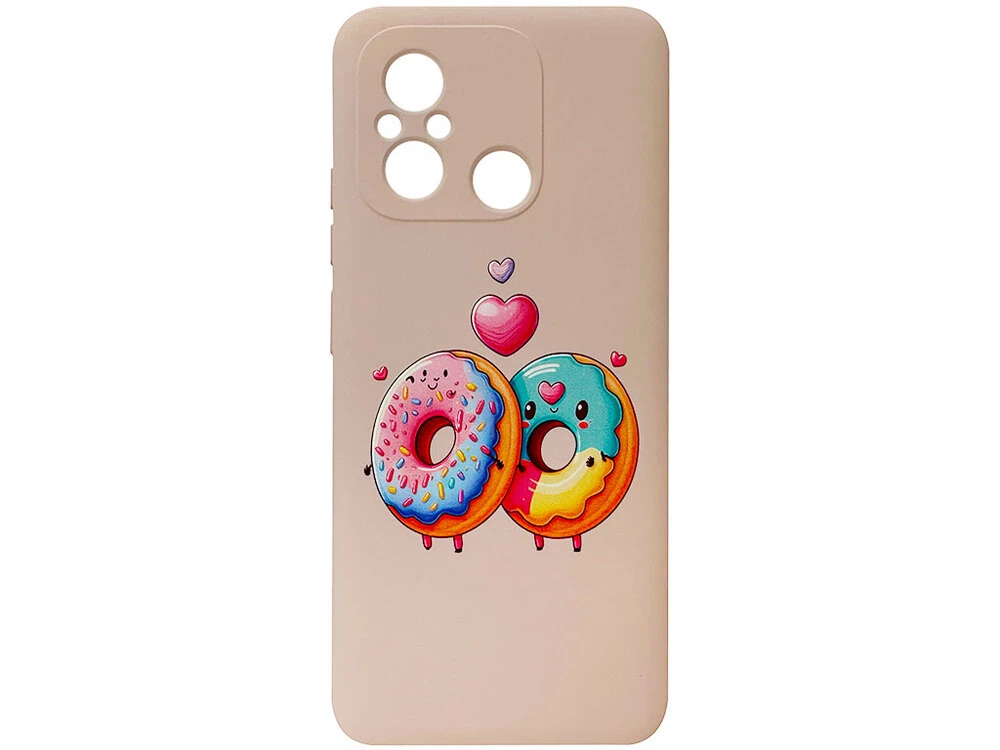 Силиконовый чехол Art для Redmi 12C donuts