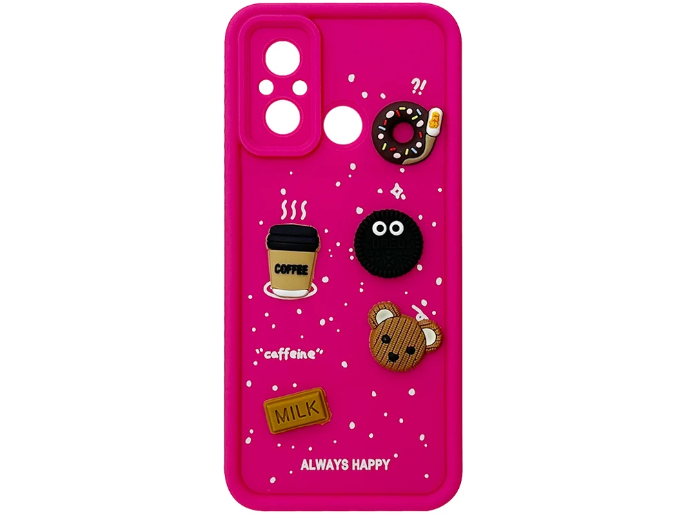 TPU 3D Toys Camera Redmi 12C pink