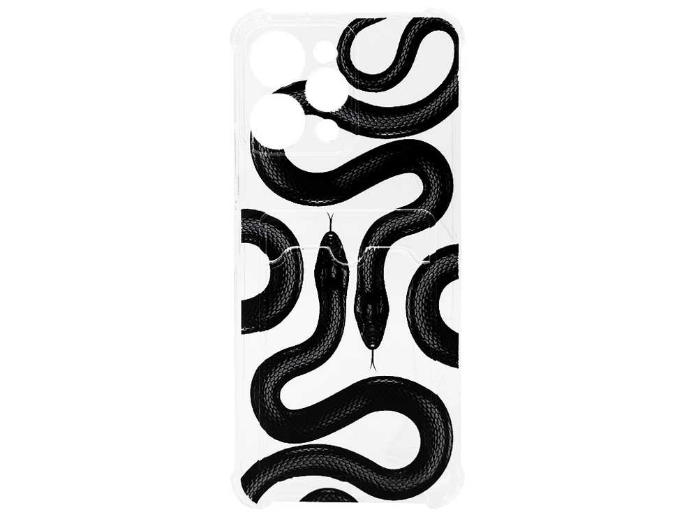 Ультрабронь CARD CASE Print Redmi 12 snake