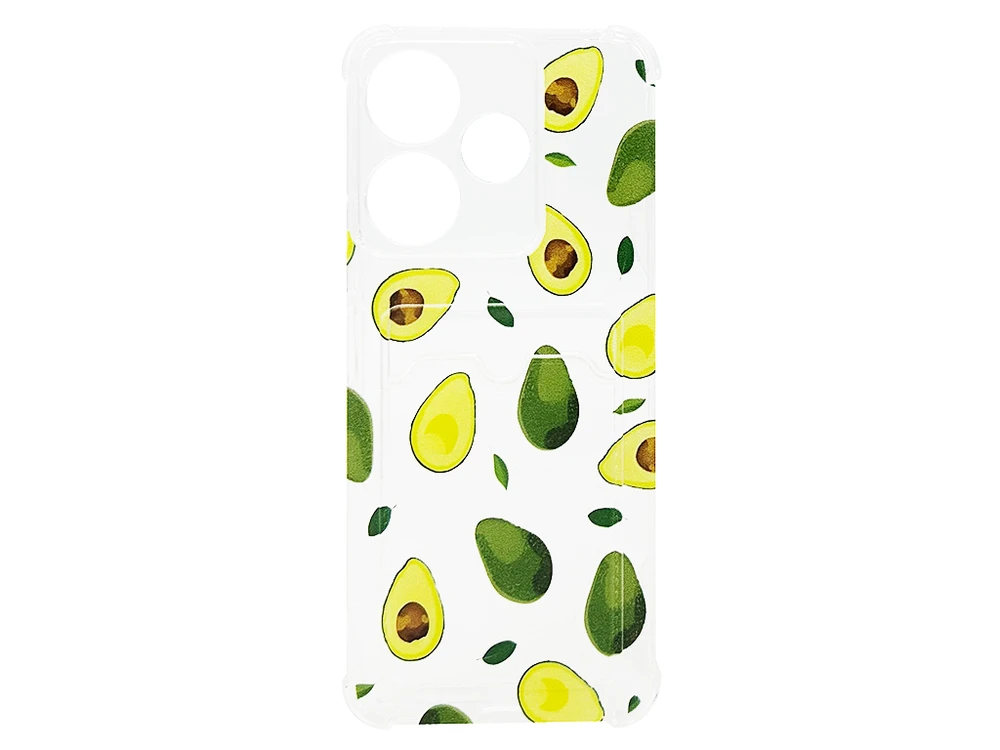 Ультрабронь CARD CASE Print Redmi 13/Poco M6 Avocado