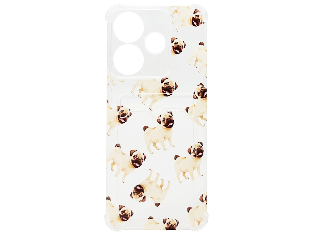 Ультрабронь CARD CASE Print Redmi 13/Poco M6 Mops