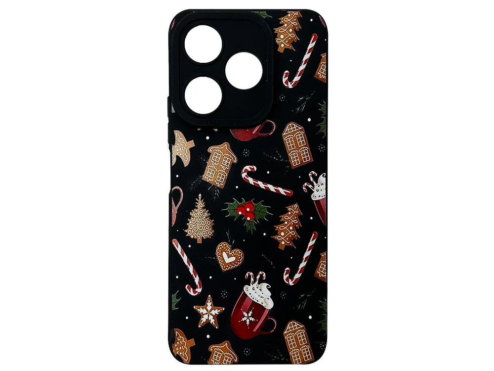 TPU Funny Winter Treats Camera Redmi 13/Poco M6 black