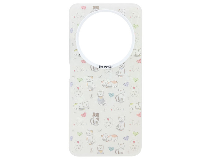 Накладка So Cool Print Glitter Shell Redmi 14C/A4/Poco C75 love cat