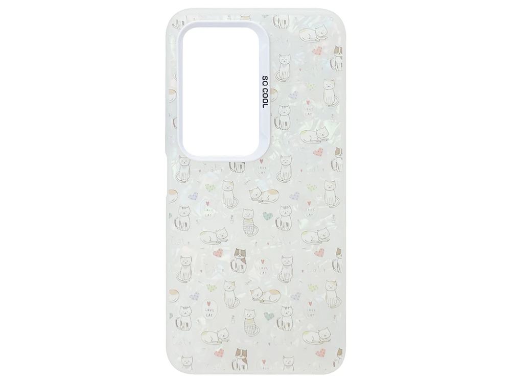 Накладка So Cool Print Glitter Shell Redmi 15 (EU vers.) 171mm love cat