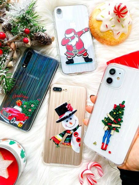Накладка Hologram Redmi 7A Christmas tree