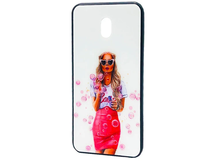 TPU+Glass Girls Redmi 8a Barbie