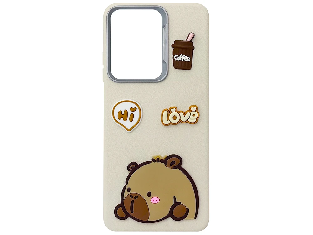 TPU Leather Toys Capybara Redmi A5/Poco C71 (EU vers.) vanilla