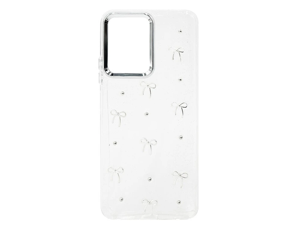 Накладка Золотий Пил 3D Metal Frame Redmi Note 12 bow clear