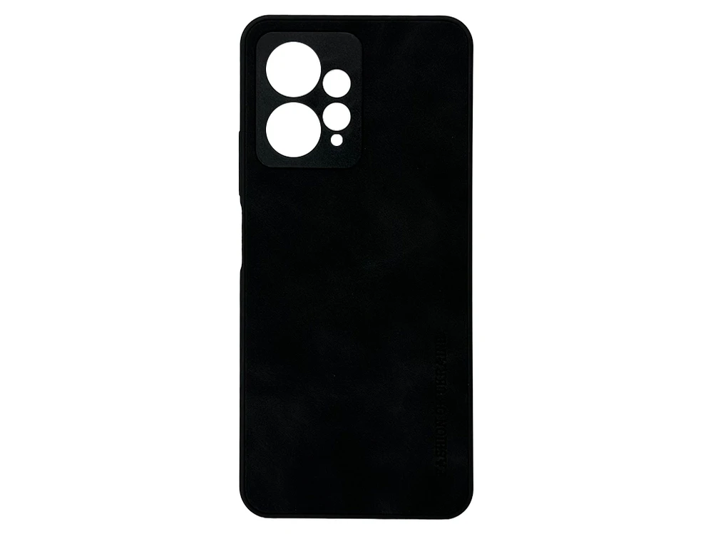 Накладка Nubuck Fashion of Ukraine Redmi Note 12 black
