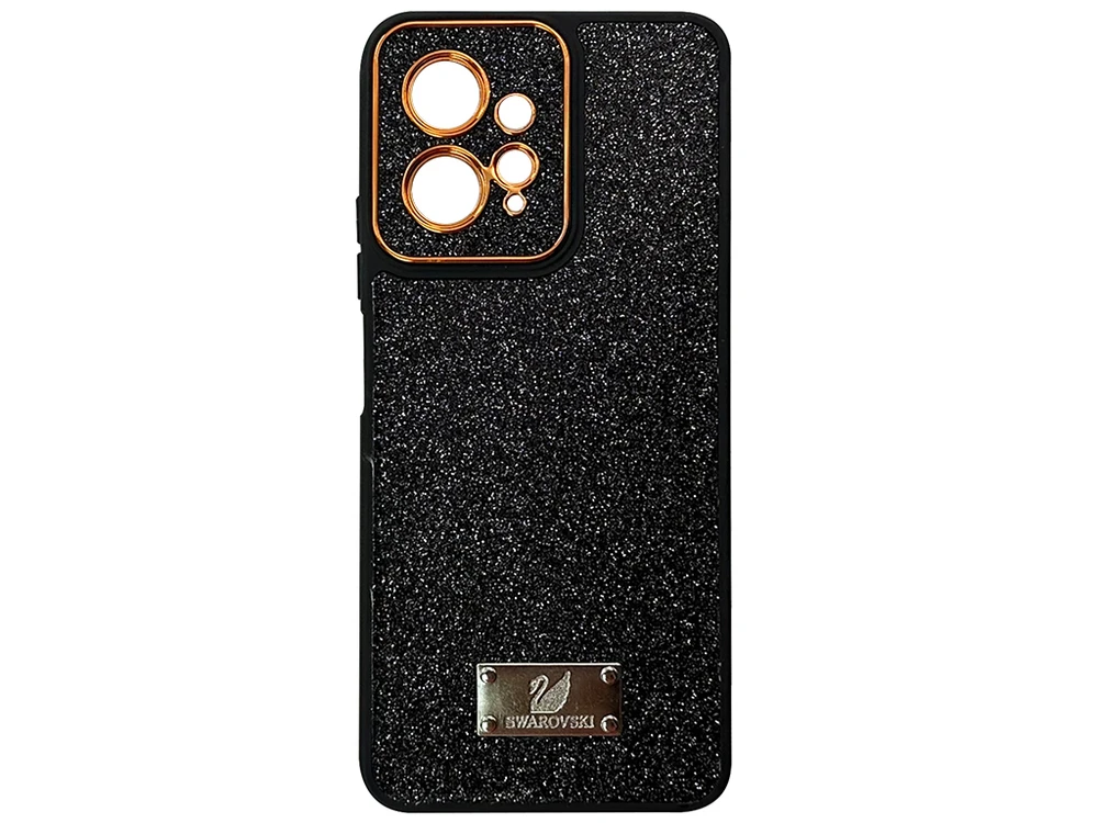 Накладка Sand Swarovski Camera Redmi Note 12 black