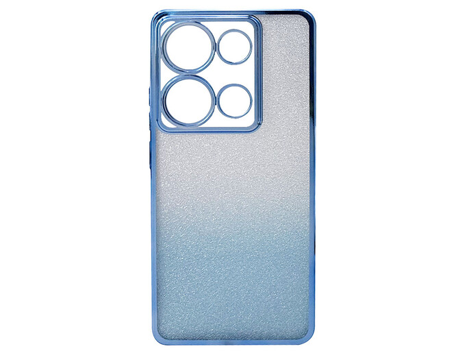 Накладка Ombre Glitter Redmi Note 13 Pro 4G/Poco M6 Pro 4G/Redmi Note 14S blue