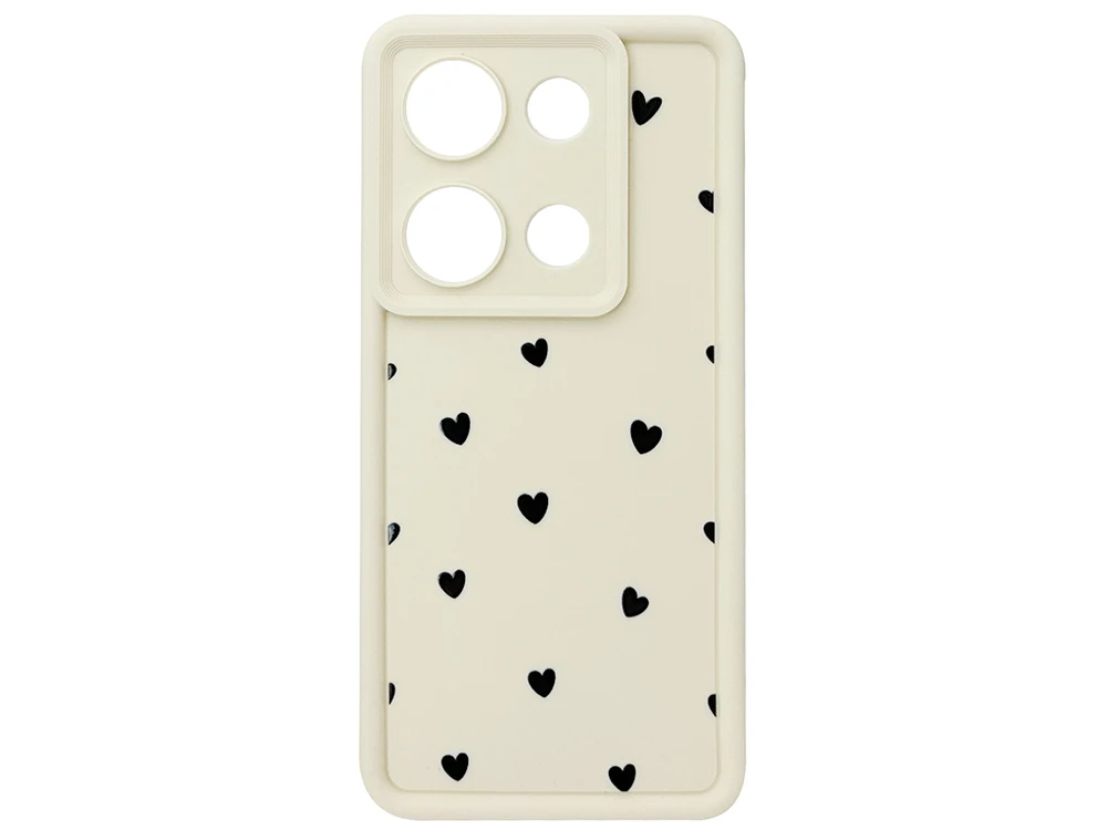 TPU Hearts Black Camera Redmi Note 13 Pro 4G/Poco M6 Pro 4G/Redmi Note 14S vanilla
