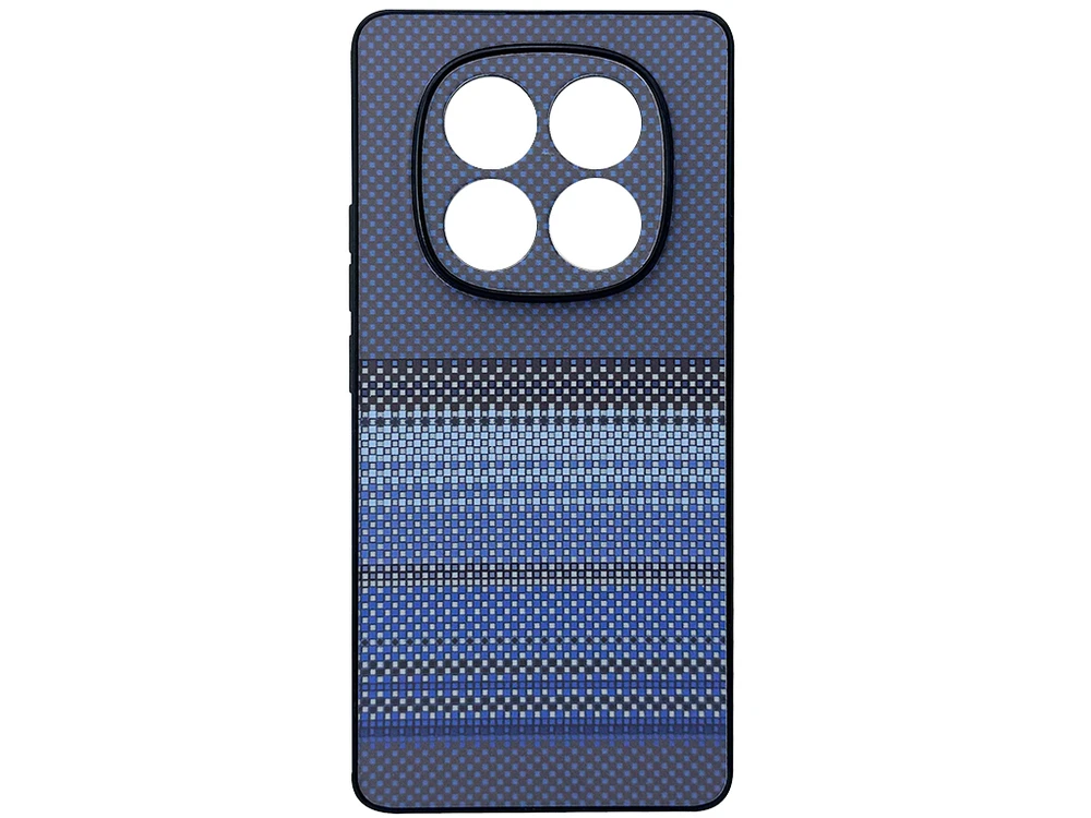 Накладка Elite Carbonique Redmi Note 14 Pro blue