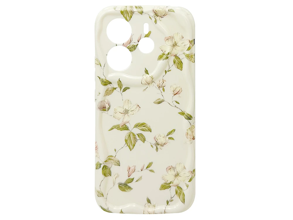 Силікон Colour Wave Camera Redmi Note 14 4G flowers vanilla