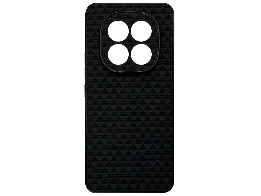 Накладка Elite Carbonique Redmi Note 15 Pro dark grey/black