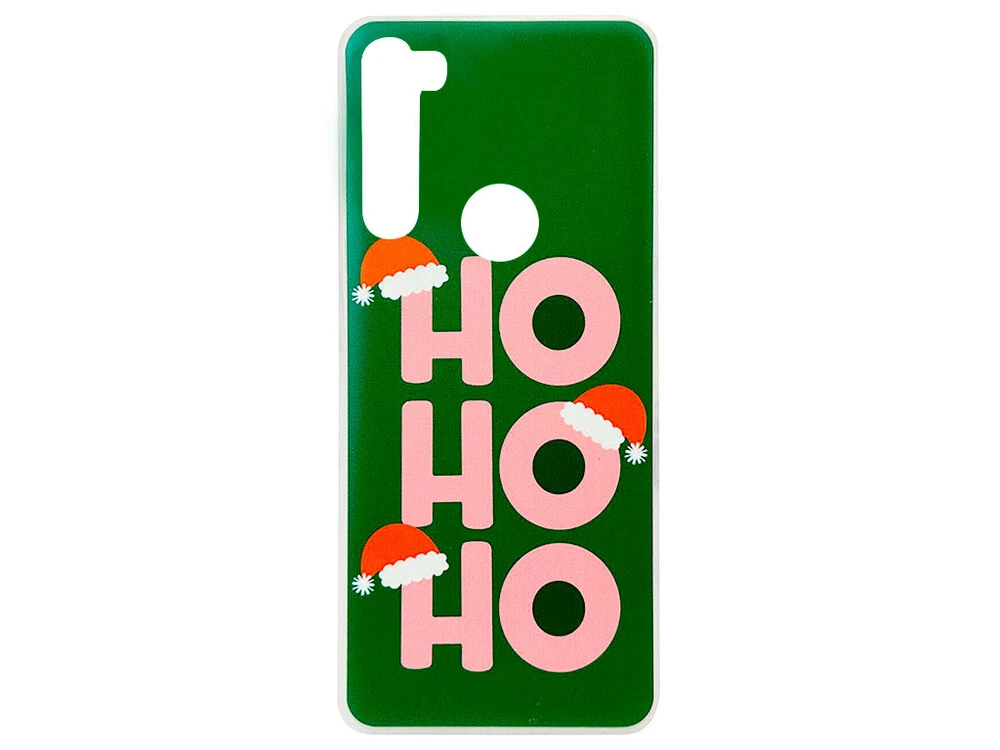 Накладка силікон Print Redmi Note 8T Green ho ho ho