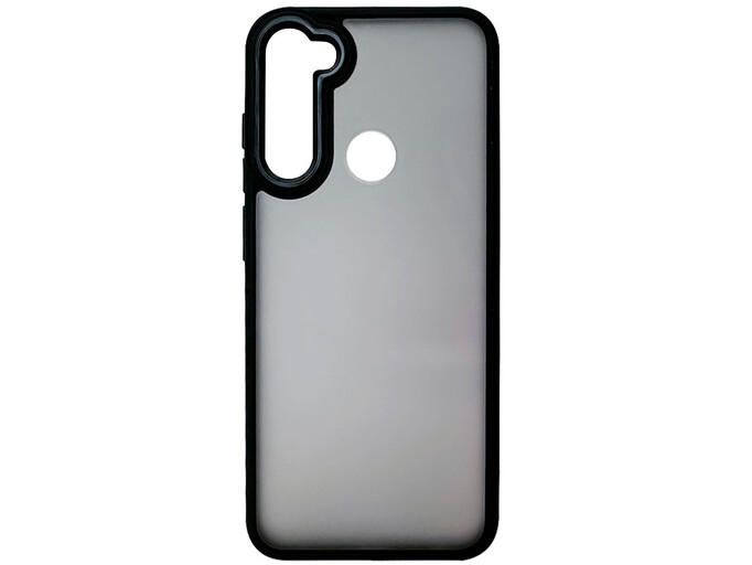 Тёмные матовые металлические кнопки для Redmi Note 8T черные