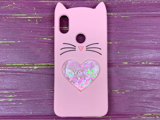 3D КОШКА Любов Mi6X/ Mi A2 Пудра