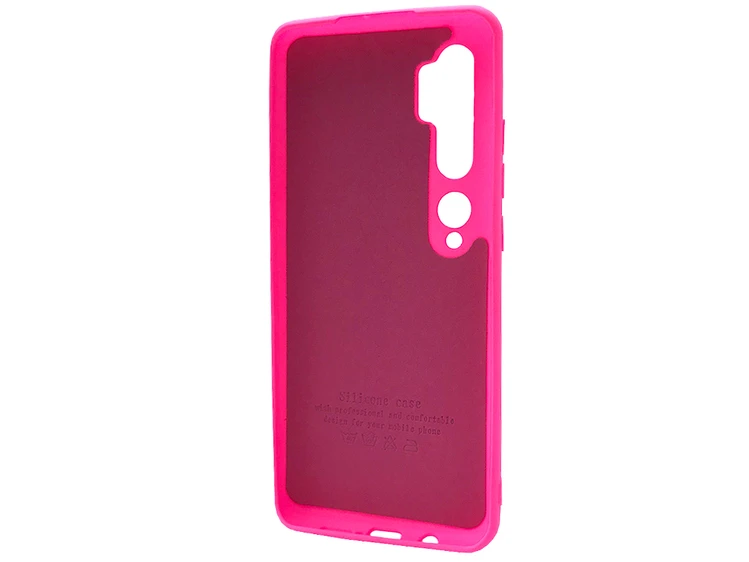 Силикон магнит+ринг Xiaomi Note 10/Pro/CC9 Pro hot pink