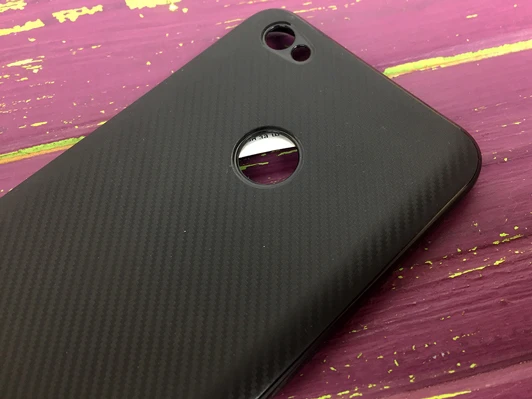 Ультратонкий карбоновый чехол Mi Note 5A Prime черный