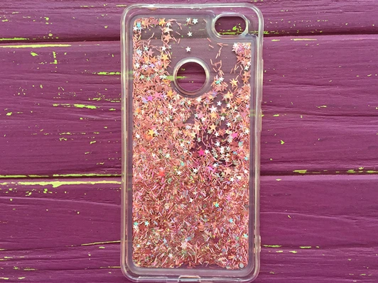 Акваріум блискітки Note 5A Pro Pink стружка