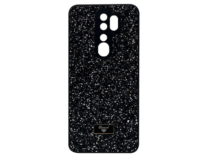 Накладка Level Shining Diamond Redmi Note 8 Pro black