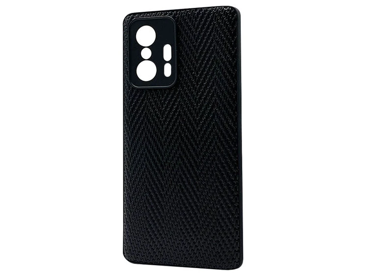 Накладка Leather Weaving Xiaomi Mi 11T/11T Pro black