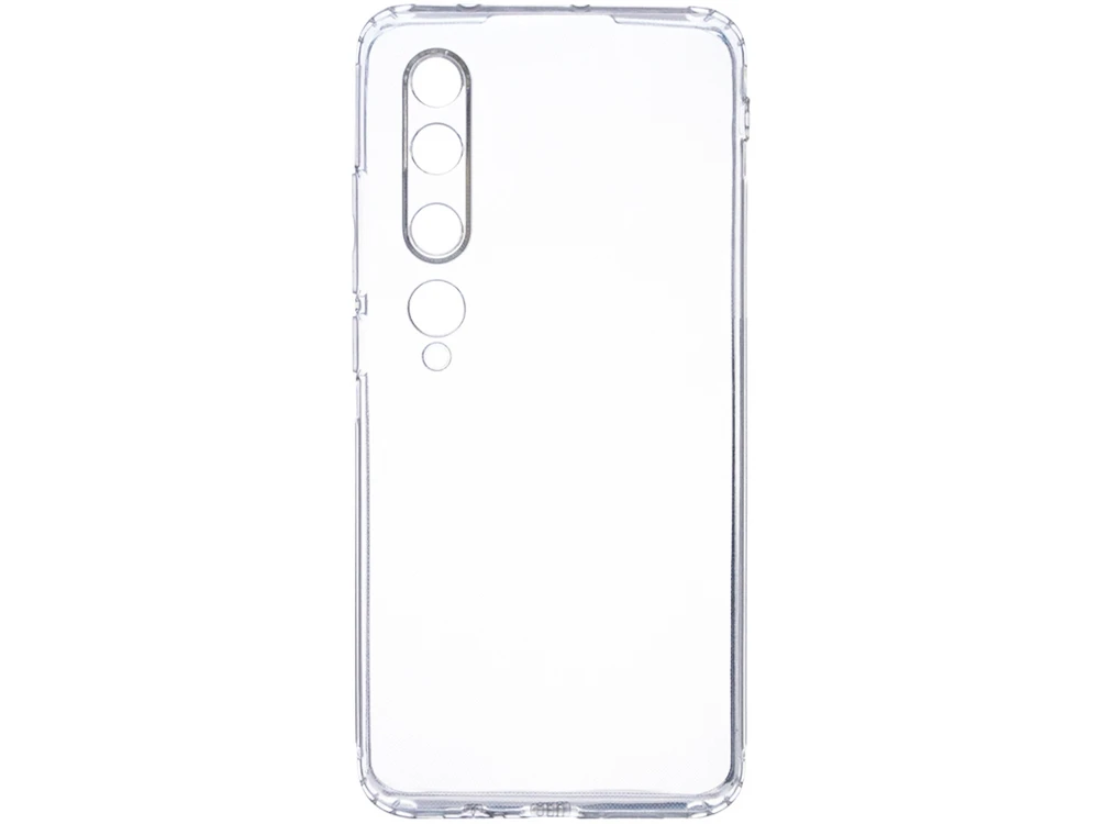 Силиконовые заглушки + защита камеры для Xiaomi Mi 10 прозрачные